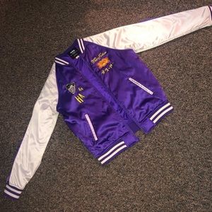 Batman Joker varsity / bomber jacket size L - tiny stain on sleeve
